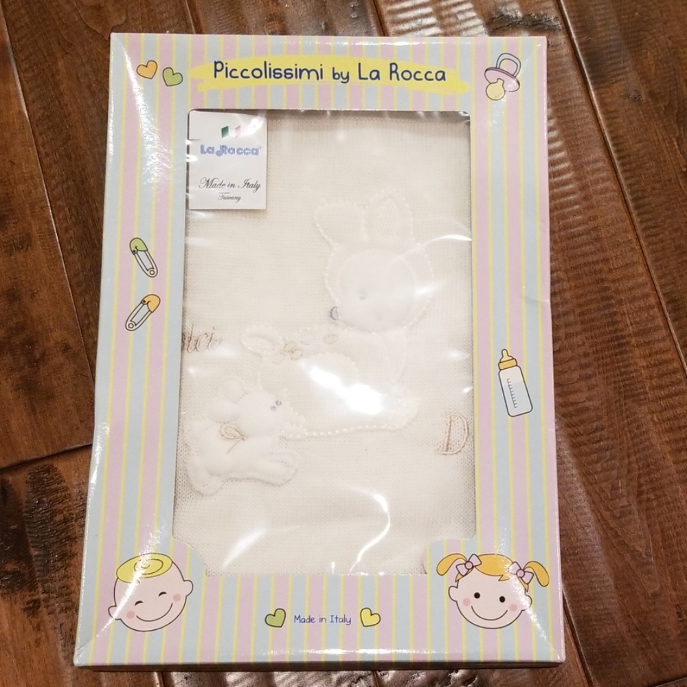 Italian baby blanket Piccolissimi by La Rocca